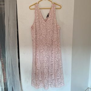 Pink Lace Dress
